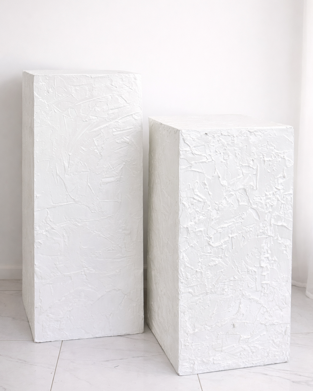 Square Textured Plinths